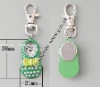 Wholesale alloy with enamel shoe key chain