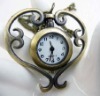 Wholesale Fashion delicate hollow heart antique watch necklace