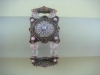 Wholesale Fashion Bracelet/glass Bracelet/with Antique Cooper Plating Bracelet/watch Shape Bracelet/handmade Bracelet