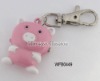 Wholesale Key chain watch, pink pig