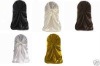 Wholesale Self Tie Universal Satin Wedding Chair Covers for SALE Brand New
