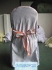 Wholesale HOT SELL silk chair cover, banquet chair cover, folding chair cover