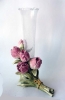 Wholesale polystone glass vase