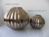 Metal Glazed Ceramic Vase