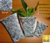 Metallic Silver Ceramic Flower Vase