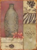 14"x10.4" Painted Vase with Flower Classical Tin Signs