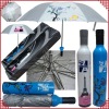 Wholesale advertising wine bottle umbrella
