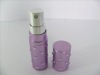 Wholesale Aluminum perfume bottle with violet acrylic gemstone
