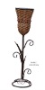 Wholesale morden design tall metal decorative vase
