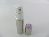 Wholesale Iron perfume bottle with violet gemstone