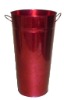 Wholesale metal flower vase ,zinc pot