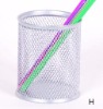 Wholesale metal meash pen holder,pencil vase