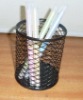 metal mesh pen holder,pencil vase,office stationery set