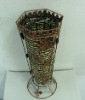 Welded Iron Flower Basket Holder