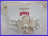 Wholesale flwoer pearl & stone bracelet