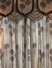 Wholesale flocking sunscreen curtain fabric