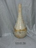Wholesale 2011 new style decorative electroplated ceramic vase