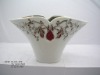 Wholesale Decorative porcelain electroplating vase