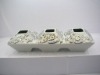 Wholesale Decorative porcelain electroplating vase