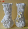 Wholesale Glazed Ceramic White vase
