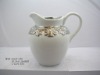 Decorative porcelain electroplating vase