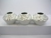 Decorative porcelain electroplating vase