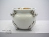 Decorative porcelain electroplating vase