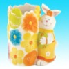 Ceramic Easter Bunny Vase