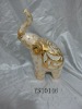 Wholesale golden souvenir elephant ceramic