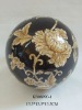 Wholesale Home Decoration Glazed black Ceramics Ball