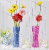 Wholesale 2011 best selling decorating foldable plastic vase