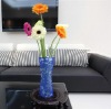 Wholesale party PVC unbreakable printed folding flower vase