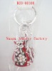 Wholesale fashion handmade alloy vase keychain accessory jewelry