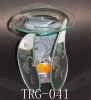 Wholesale Newest romantic rose style fragrance glass oil burner