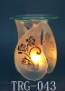 Wholesale Newest romantic rose style fragrance glass oil burner