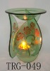 Wholesale Newest romantic rose style fragrance glass oil burner
