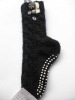 Wholesale hand knitted anti Slip sock with jewel and dots