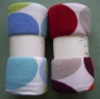 Wholesale knitted 100%polyester fashion printed fleece baby/kids winter blanket
