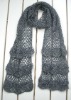 Wholesale fashion Ladies` Knitted Crocheted winter warm mohair scarf wholesale