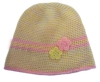 Wholesale fashion crochet hat with flower