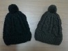 Girls knitted woolly hat