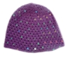 fashion ladies' crochet hat with sequins