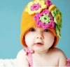 comfortable knitted crochet baby hat
