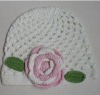 Crocheted baby beanie, Crochet beanie cap, hand crochet cap