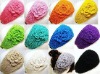 handmade cotton headband crochet flower headwrap