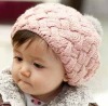 handmade knitted crochet baby hat