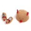 Crochet 3D Baby Shoes with Hat Model:RE1224