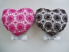 Love crocheted cushion