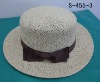 Crochet twisted paper hat ,straw hats, fashion hats