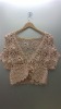 2012 latest new fashion ladies knitted crochet shawl
